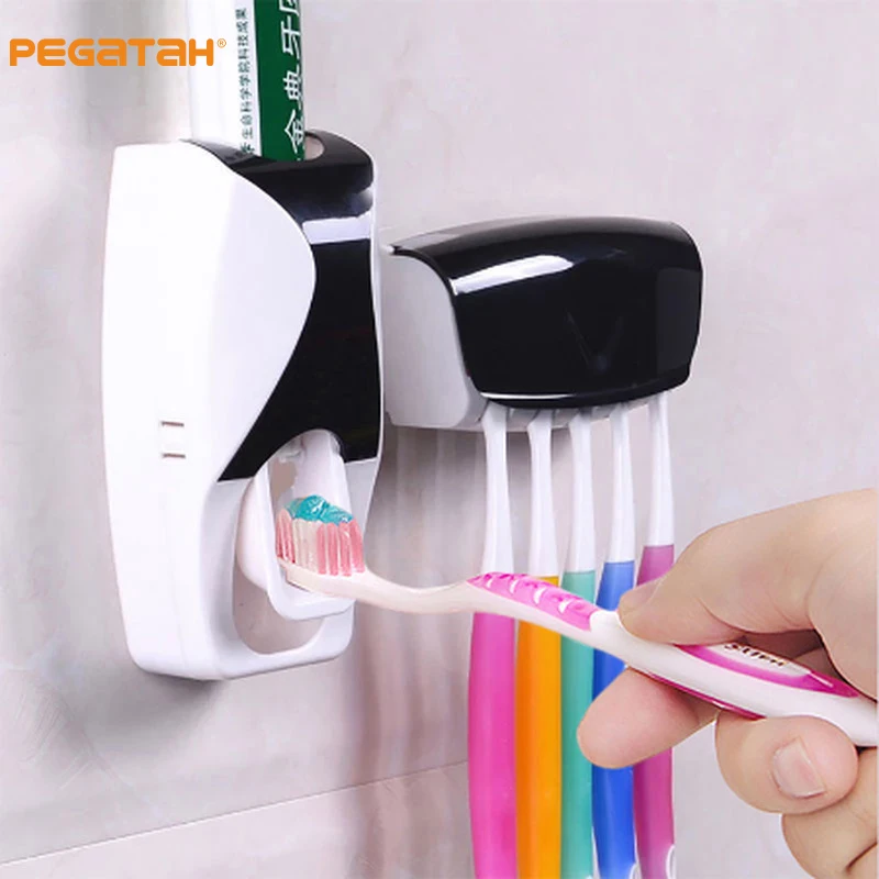 Wall Anchor Plastic - Dispensador automático de pasta de dientes,