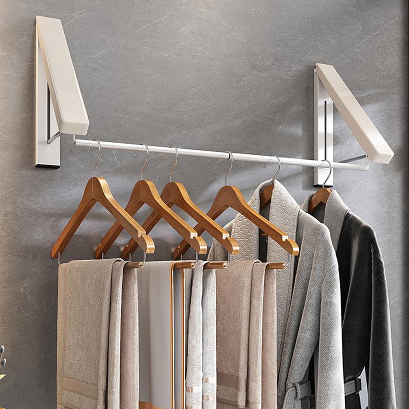 Wall Anchor Plastic - Colgador de ropa plegable para montar