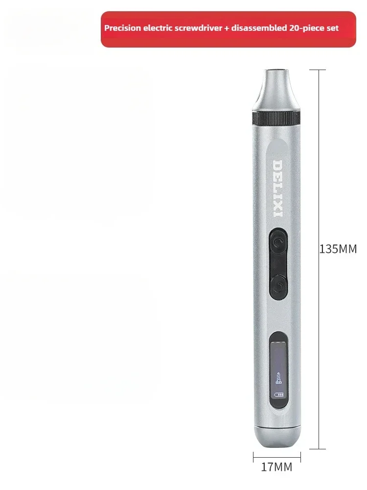 Screwdriver Set Precision - Destornillador eléctrico pequeño para el hogar,