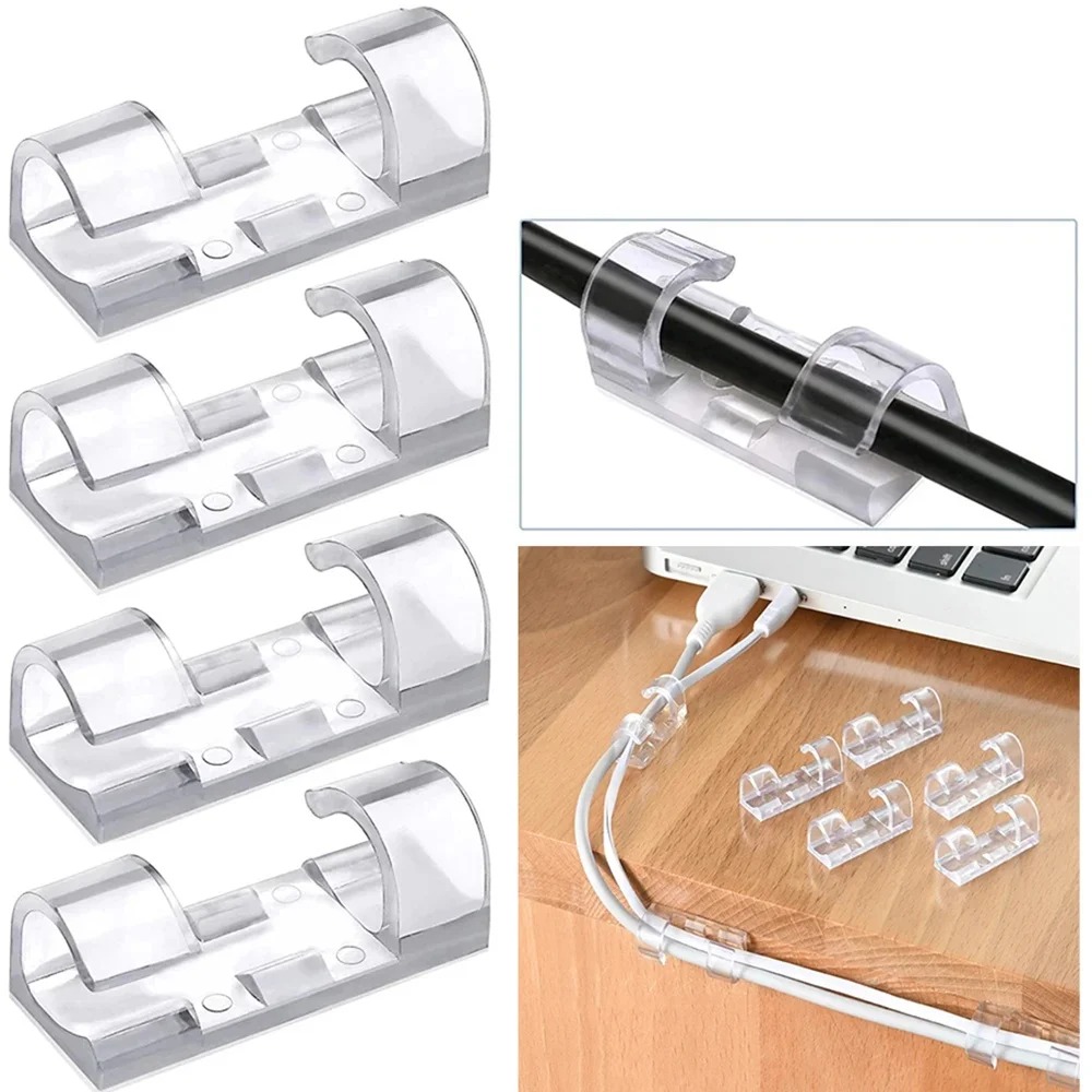 Wall Anchor Plastic - 20/40PCS Clips Organizadores de Cables, Gestión
