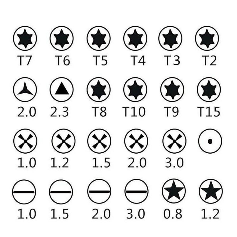 Screwdriver Set Precision - Juego de Destornilladores de Precisión 25