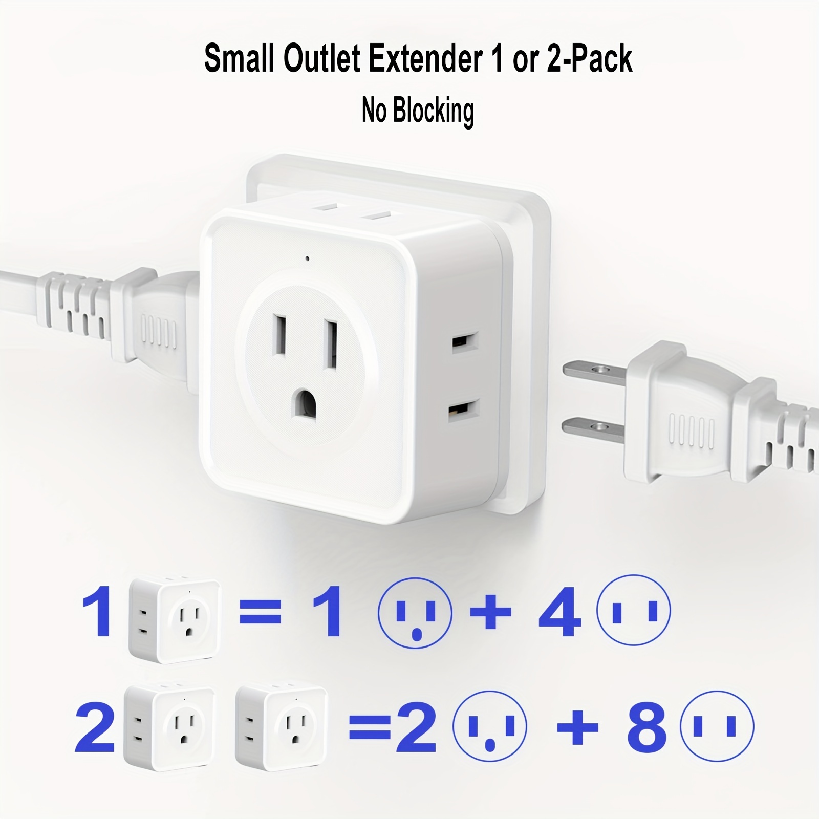 Extensor de enchufe múltiple d - Wall Anchor Plastic reseña y precio