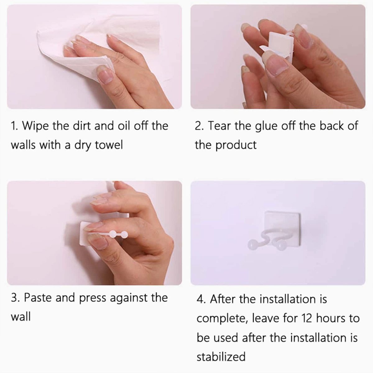 100 Uds. Clips de fijación par - Wall Anchor Plastic reseña y precio