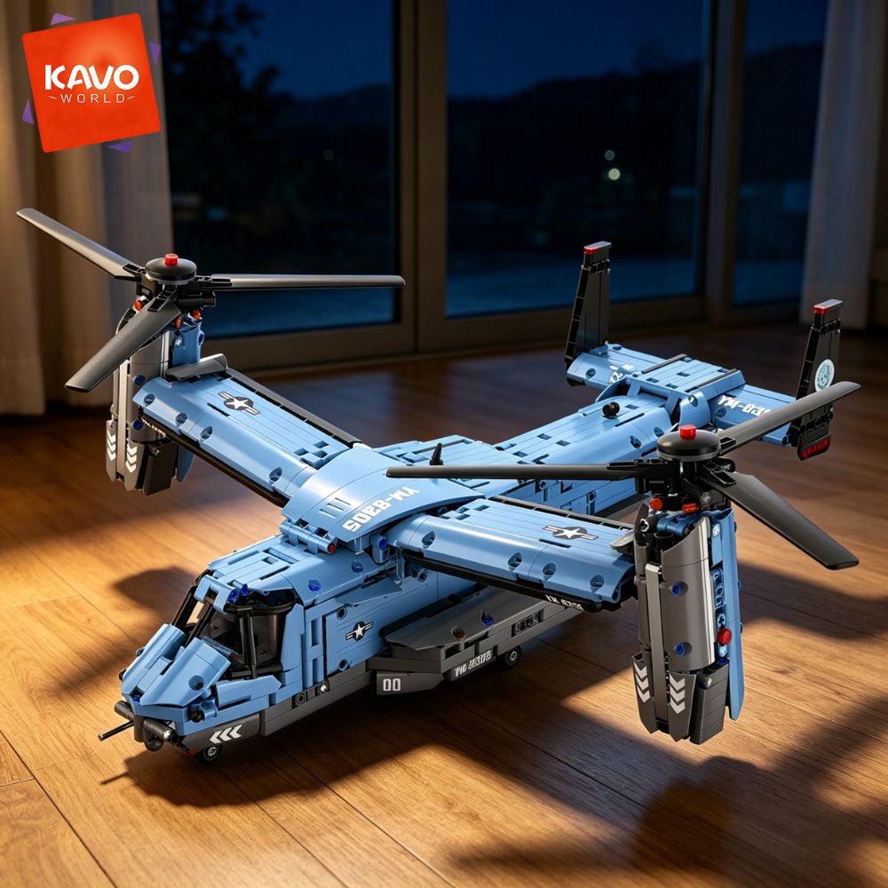 KAVOWORLD 1486PCS V-22 Osprey, - Home Improvement By reseña y precio