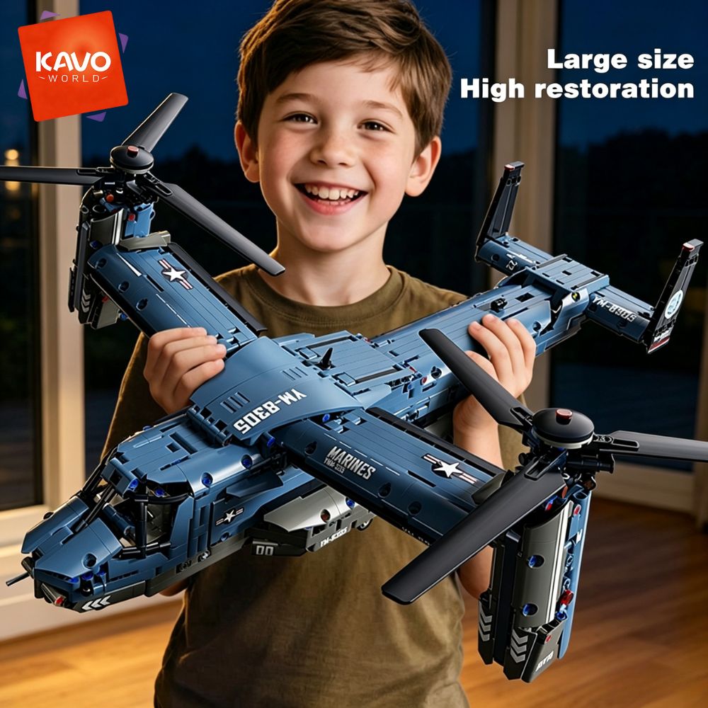 KAVOWORLD 1486PCS V-22 Osprey, - Home Improvement By reseña y precio
